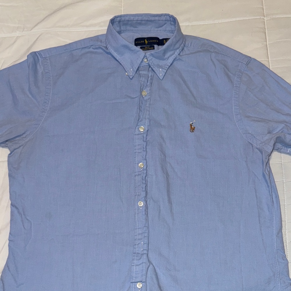 Polo by Ralph Lauren Light Blue Men's Casual Shirt